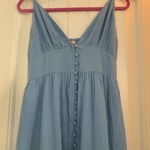 Abercrombie Light Blue Button-Front Dress